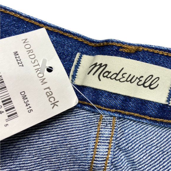 MADEWELL | sz 27 Women's Keene Wash Rigid Denim A-Line Mini Jean Skirt MSRP $70 - Picture 4 of 7